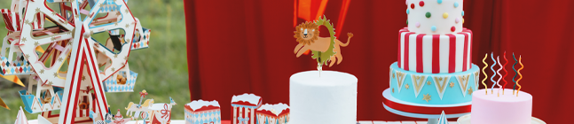 Thme d'anniversaire Cirque pour votre enfant
