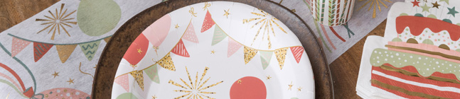 Thme d'anniversaire Scintillant Multicolore pour votre enfant