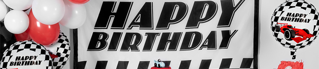 Thème d'anniversaire Speed Racing pour votre enfant