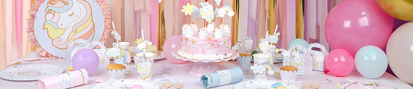 Thme d'anniversaire Licorne pour votre enfant