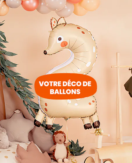 6 Assiettes en carton Ballons d'anniversaire 23 cm - Vegaooparty