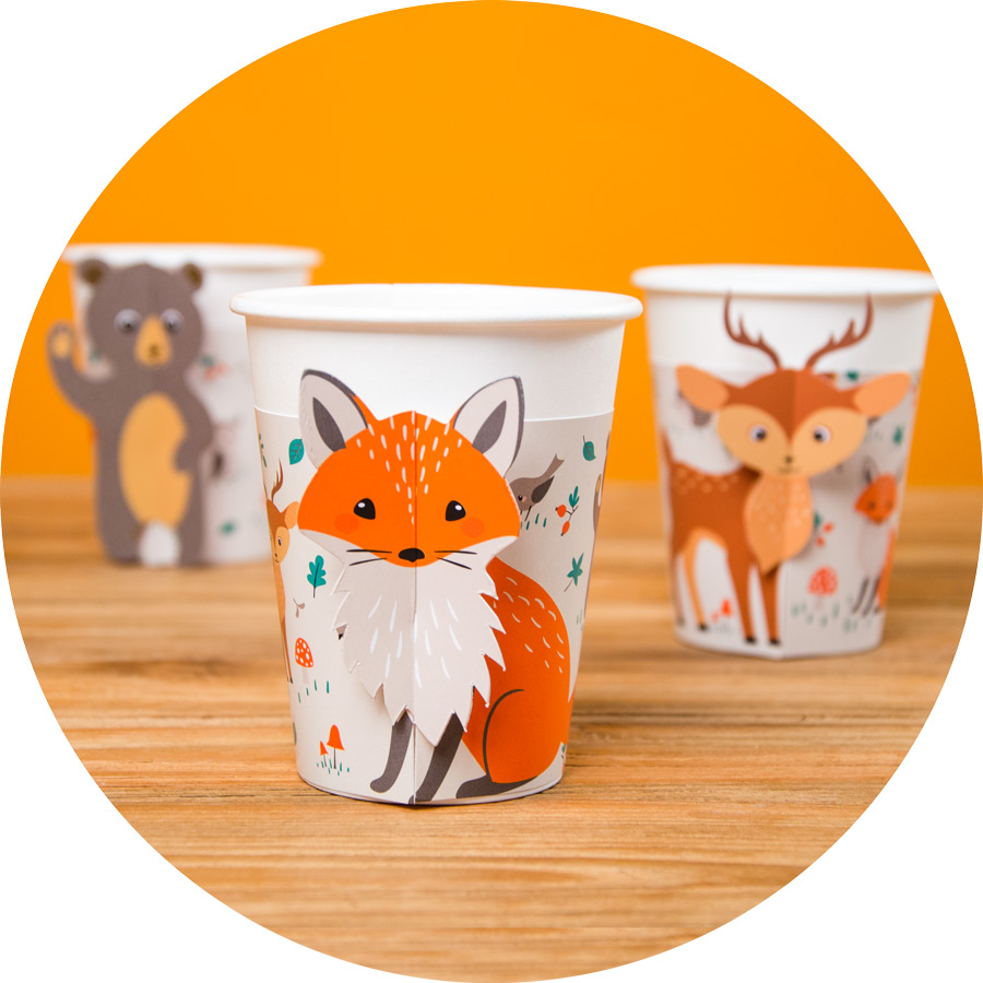 theme anniversaire animaux de la foret