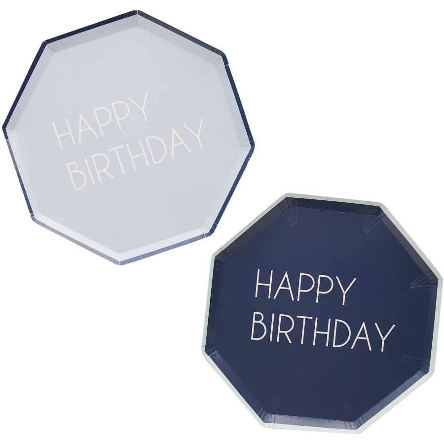 Thème d'anniversaire Happy Birthday Bleu Mixte pour votre enfant