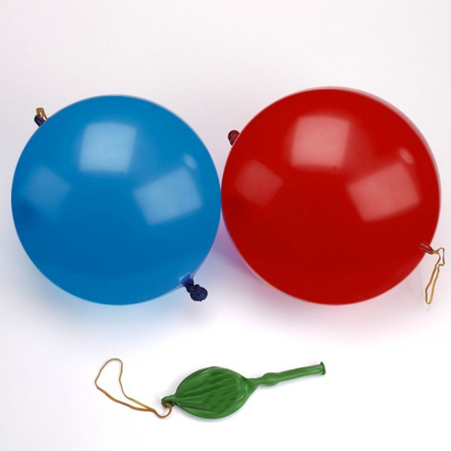 3 Ballons Punchball Rouge/Bleu/Jaune pour l'anniversaire de votre enfant -  Annikids
