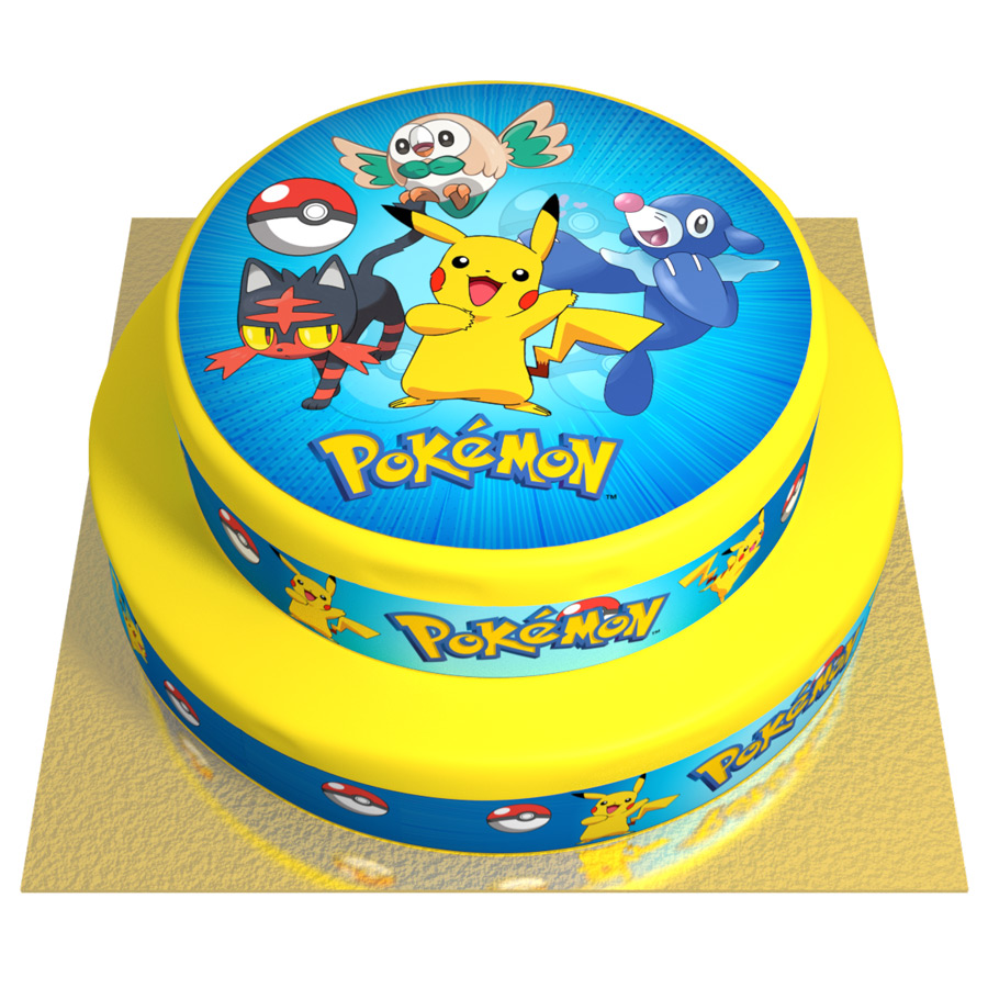 Gâteau Pokémon - 2 étages pour l'anniversaire de votre enfant