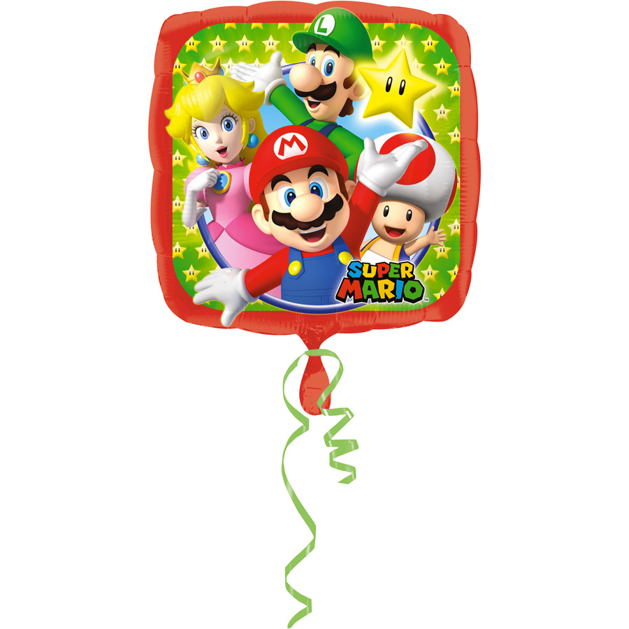 Ballon à Plat Mario et Luigi (43 cm) pour l'anniversaire de votre enfant -  Annikids