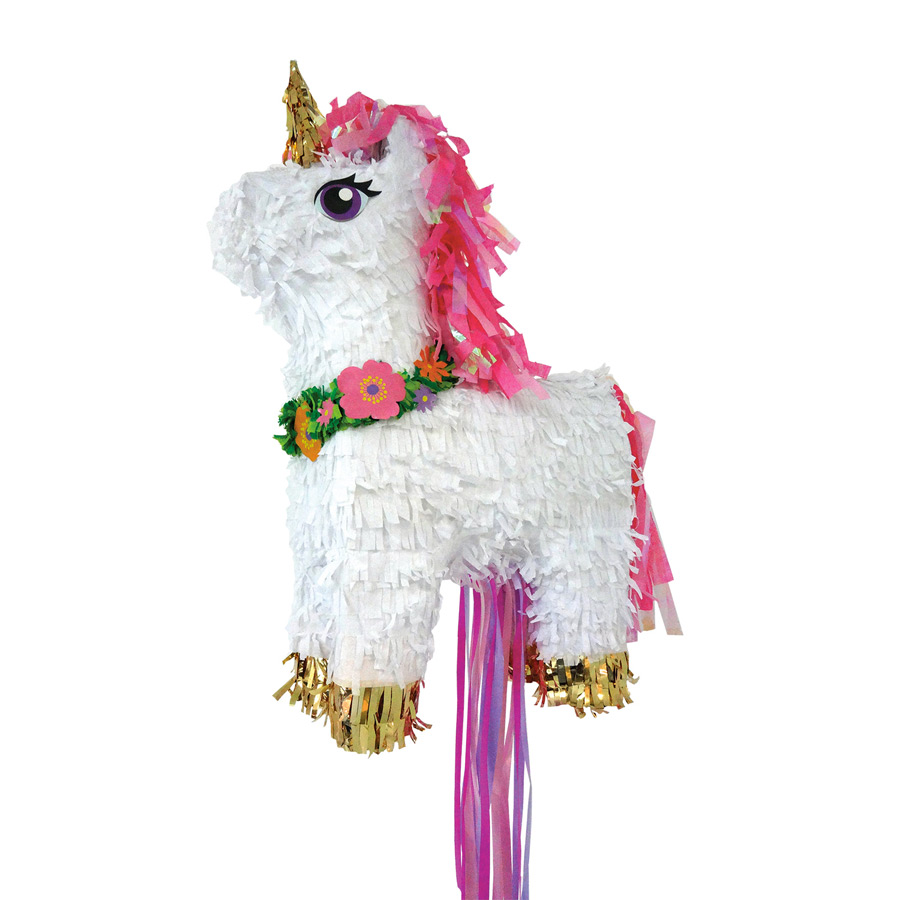 Piñata Licorne Rose à Remplir - 54x40x13 Cm, Idéale Anniversaire Enfants, Fêtes Et Décoration Magique