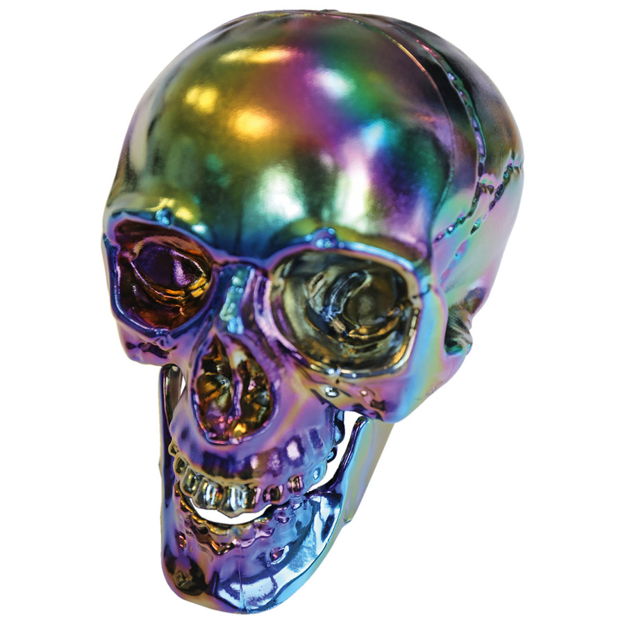 Décoration Crâne Squelette Réfléchissant - Décorations Halloween