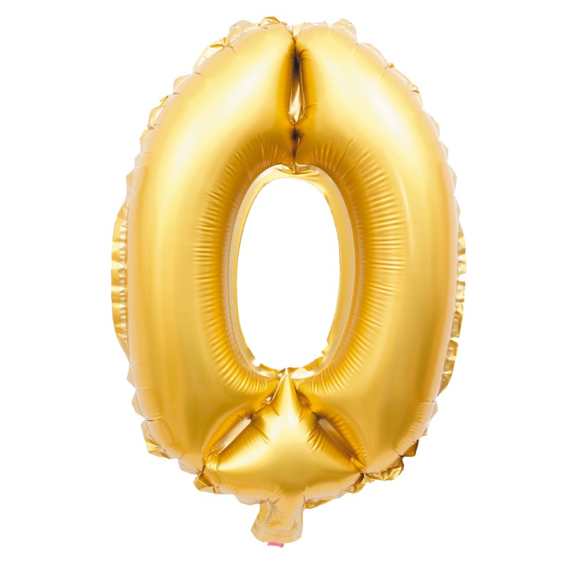 Ballon d'Anniversaire Géant Chiffre 0 Or pour l'anniversaire de votre  enfant - Annikids