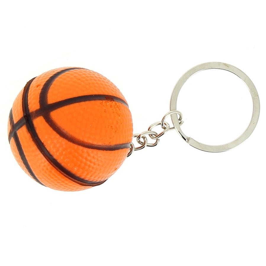 Porte-clé ballon bois basket