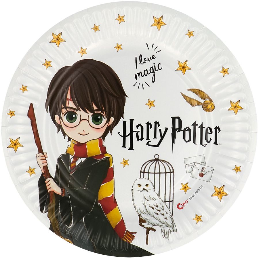 8 assiettes anniversaire Harry Potter