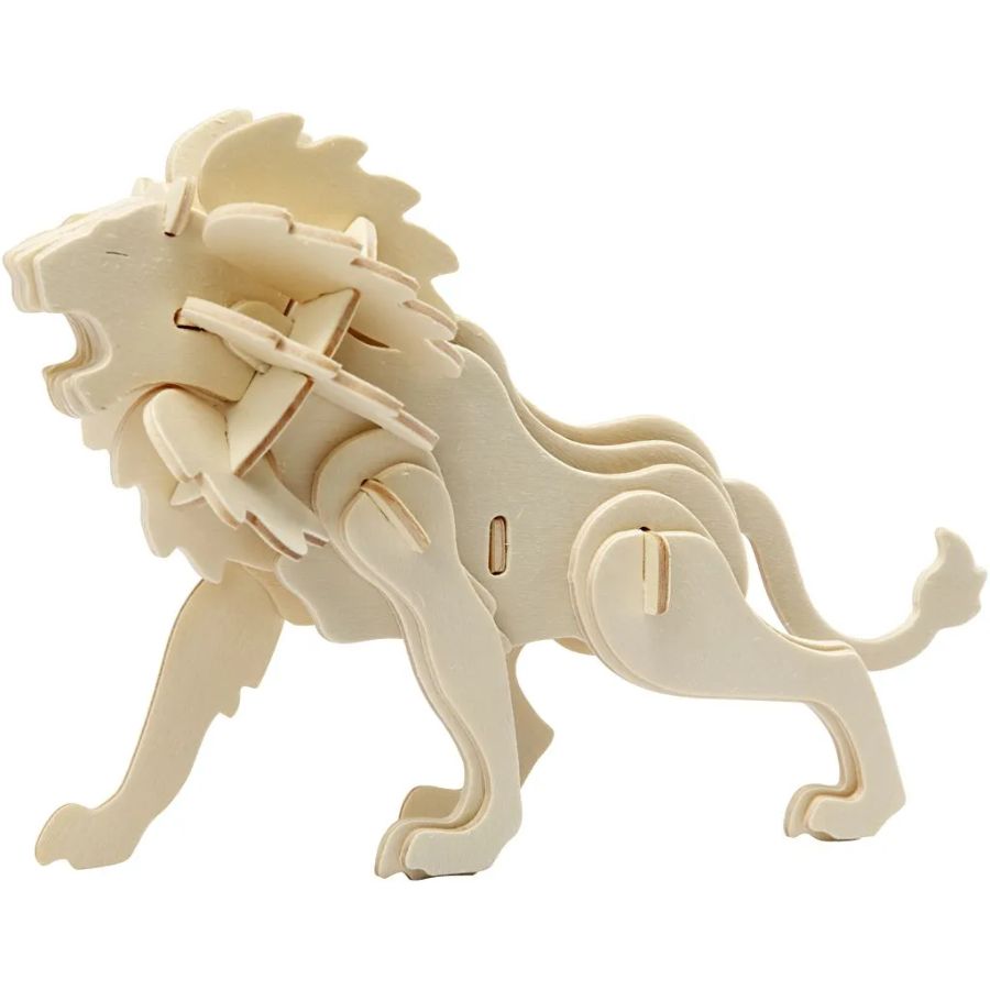 Puzzle 3D Lion Enfant Sauvage