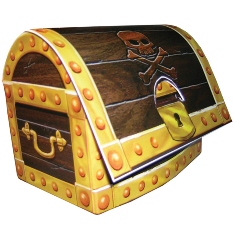 Fayemint 2 Pièces Mini Coffre Trésor, Coffre Trésor Pirate, Rétro Boîte