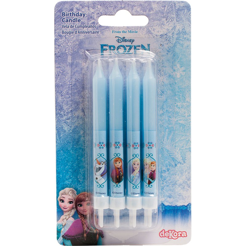 8 Bougies Reine des Neiges pour l'anniversaire de votre enfant - Annikids