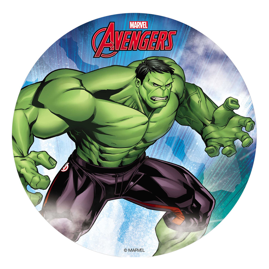 Sweet Cône stickers Personnalisé Marvel Hulk Qualité Brillant Sac De Fête