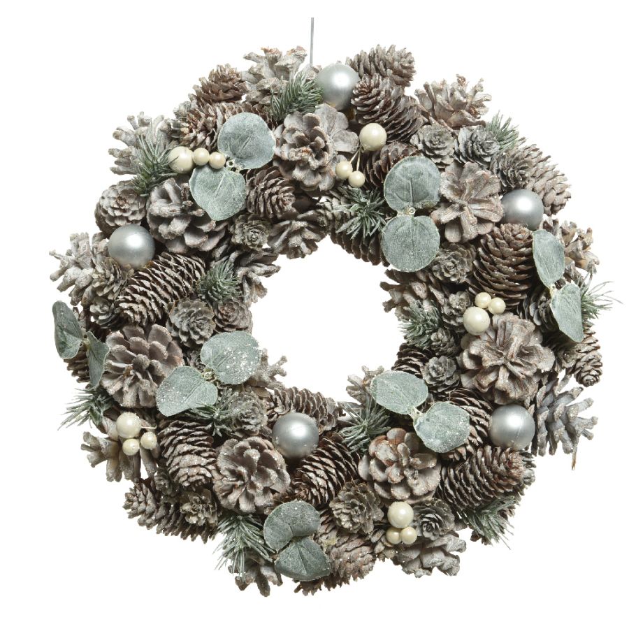 Vickerman Couronne De Pin Mixte De 91,4 Cm Avec 100