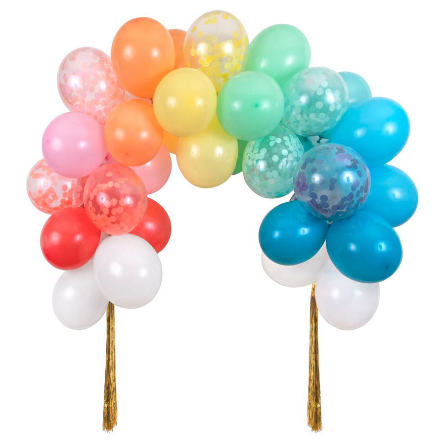 Kit Arche de Ballons - Nuage Ballon Multicolore pour l