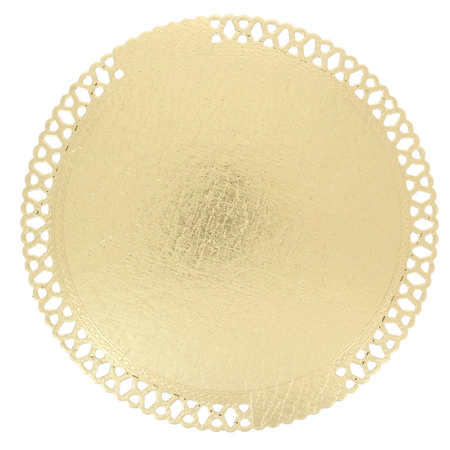 Napperons dentelle papier kraft naturel 35 cm les 10