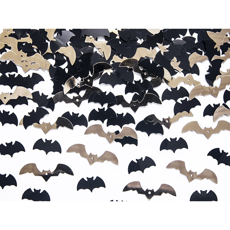 Kit Décoration Table Halloween - 20 Serviettes + 12 Photophores + Confettis (citrouille, Chauve-souris, Fantôme)