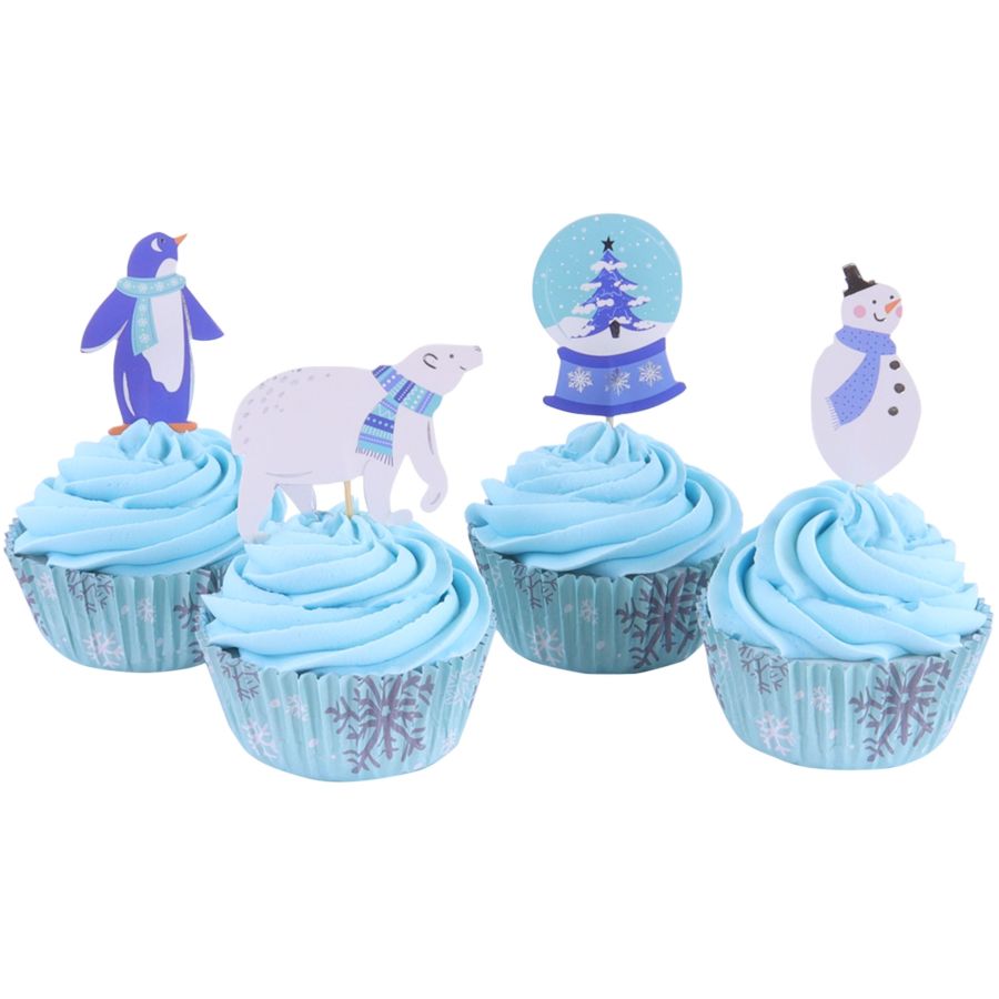Caissettes à Cupcakes Jeu Vidéo - Lot De 24 - Imprimé Anneaux Bleus Et Or - Pour Fête Anniversaire Enfant, Déco Table - 9