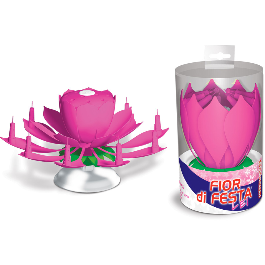 Bougie Fontaine Musicale Fleur Rose Pour L Anniversaire De Votre Enfant Annikids