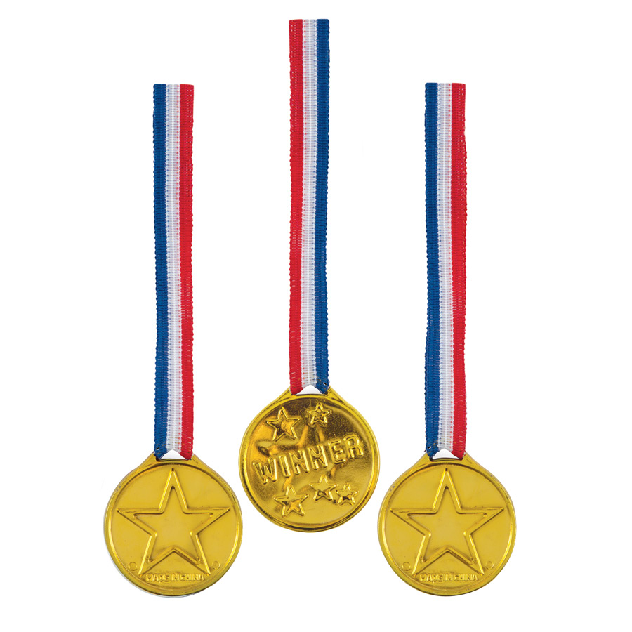 5 médailles d'Or Winner tricolore pour l'anniversaire de votre enfant -  Annikids