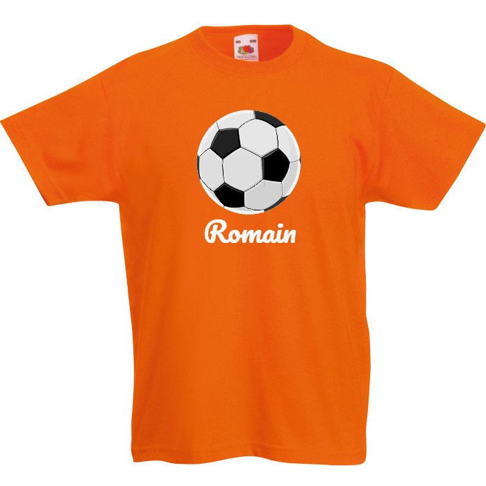 T-shirt à personnaliser - Ballon de Foot pour l'anniversaire de votre enfant  - Annikids