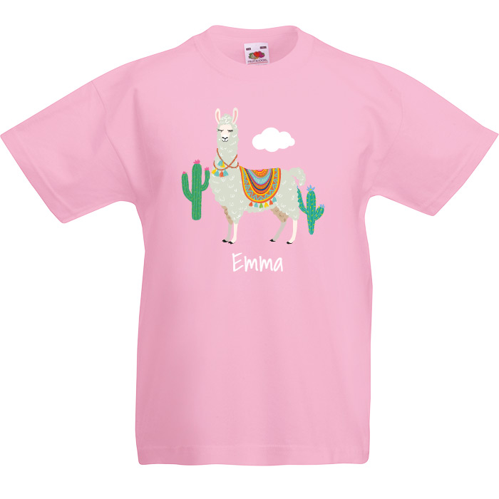 T-shirt à personnaliser - Lama pour l'anniversaire de votre enfant