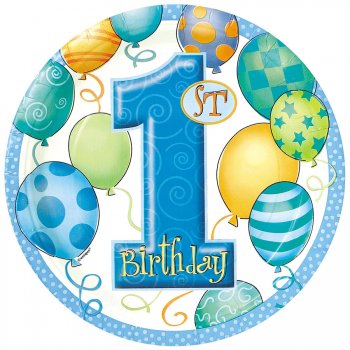 8 assiettes anniversaire  1  an gar on pour l anniversaire  
