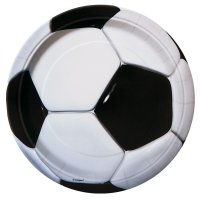 Contient : 1 x 8 Assiettes Ballon de Foot