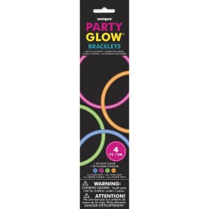 Assortiment de 4 Bracelets Lumineux