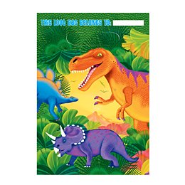 8 pochettes  cadeaux Dino-Party! 
