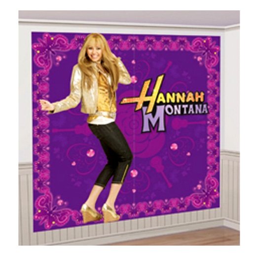 Grande Dcoration murale Hannah Montana 
