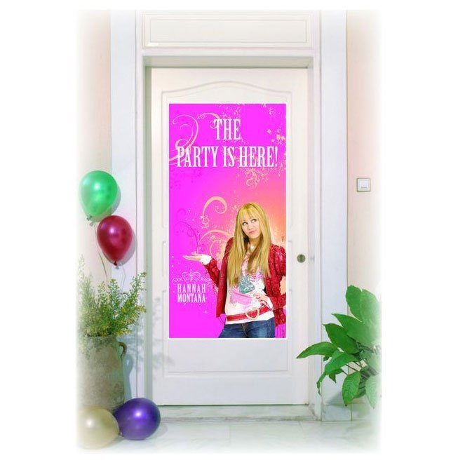 Affiche de porte Hannah Montana 