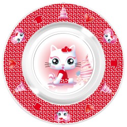 Coffret 4 Assiettes Decopop Miaou. n2