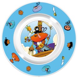 Coffret 4 Assiettes Decopop Captain Rakham. n1