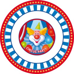 4 Dcors Assiettes Decopop Circus Party !. n3