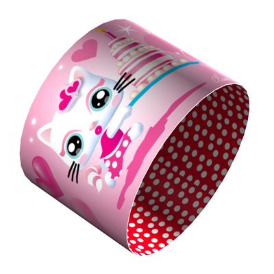 4 Ronds de serviette Decopop Miaou 