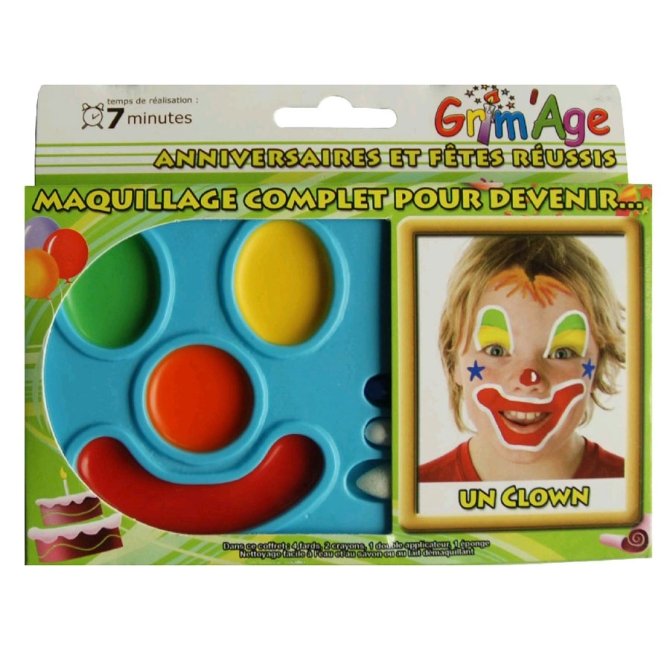 Kit maquillage Clown 
