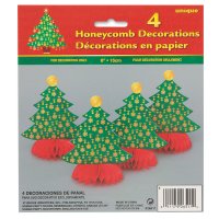 4 Minis sapins 3D