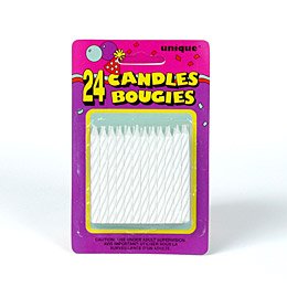 Bougies blanches 