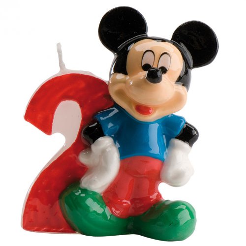 Bougie Mickey 2 Ans Pour L Anniversaire De Votre Enfant Annikids