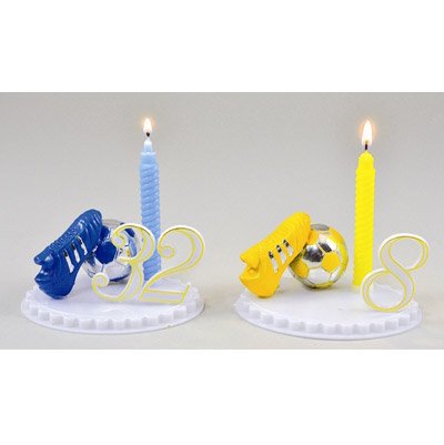 Set dcor et bougie Chaussure avec ballon de Foot 