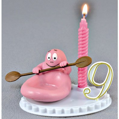 Set dcor et bougie Barbapapa 