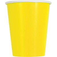 8 Gobelets Jaune
