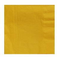 20 serviettes jaunes