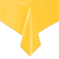 Nappe Unie Jaune - Plastique