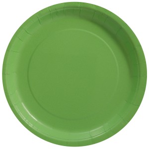 8 Assiettes Vert