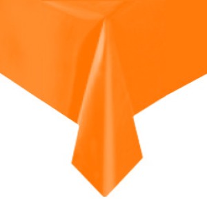 Nappe Unie Orange - Plastique