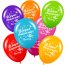 8 ballons Annikids Joyeux Anniversaire